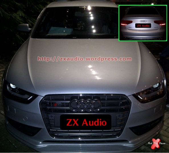 Mobil Audi A4 2013 by ZX Audio (Audio Mobil & Peredam Suara Mobil)